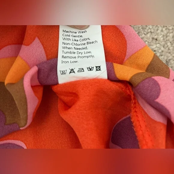 BTFBM Colorful & Floral Lightweight Button Down Long Sleeve Blouse - Picture 10 of 11